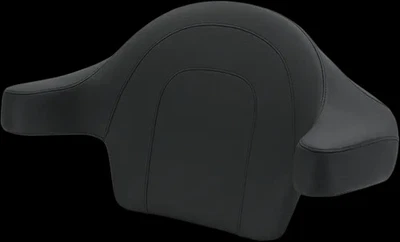Respaldo acolchado pasajero Mustang negro con reposabrazos Harley Road Glide Special 15-18 Foto 1 de 4