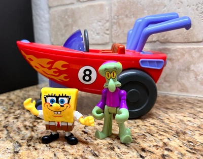 Imaginext Bob Esponja Pantalones Cuadrados Lancha Rápida Carrera Barco Mattel 2014 Fisher Price Foto 1 de 4