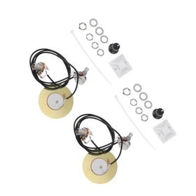  Juego de 2 sistemas de pastillas para guitarra acústica con transductor piezoeléctrico Foto 1 de 4