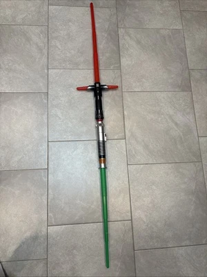 Star Wars BladeBuilders Kylo Ren Sable de Luz Extensible Rojo y Verde Trabajo Probado Foto 1 de 4