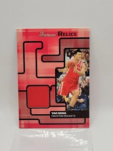 2007-08 Bowman Draft Picks & Stars Relic Yao Ming #BR-YM HOF Jersey card  - Picture 1 of 2
