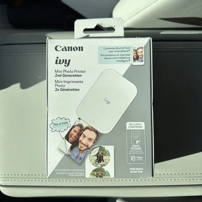 Canon IVY 2 Mini Photo Printer - White - Brand  new - Image 1 of 3