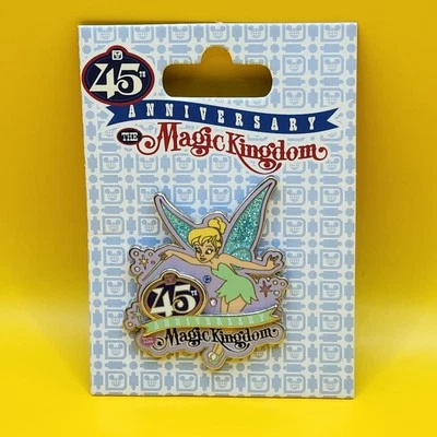 Disney World Pin Magic Kingdom 45th Anniversary Tinker Bell 2016 - Image 1 of 3