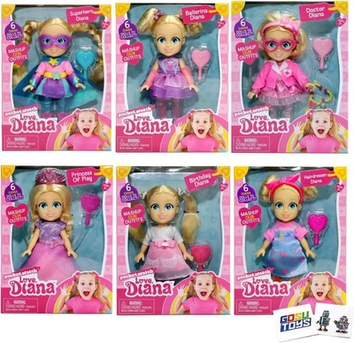 Pocket Watch Love, Diana Doll (6 Theme Pack)