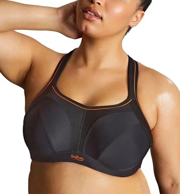 New  Sculptresse By Panache Size 36G Black  Full Figure Wire Sports Bra - Image 1 of 4