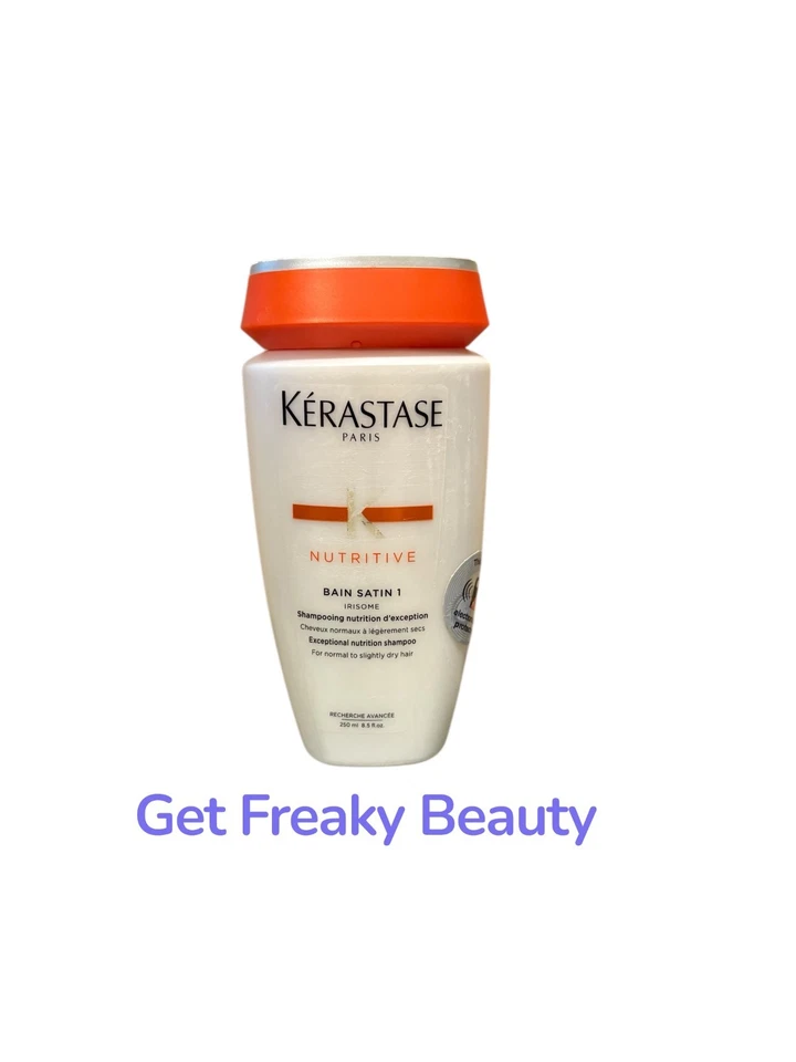 8,5 oz. Champú nutricional excepcional Kerastase Resistance Bain Satin 1. 250 ml. Foto 1 de 1