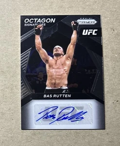 2021 Prizm UFC Octagon Signatures Bas Rutten Autograph Card - Picture 1 of 2