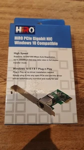HiRO PCIe Gigabit NIC Windows 10 Compatible - Picture 1 of 3