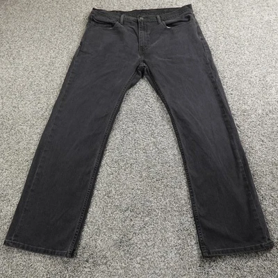 Pantalones de mezclilla Levis Jeans para hombre 38X30 negro oscuro 559 relajados rectos holgados elásticos Foto 1 de 4