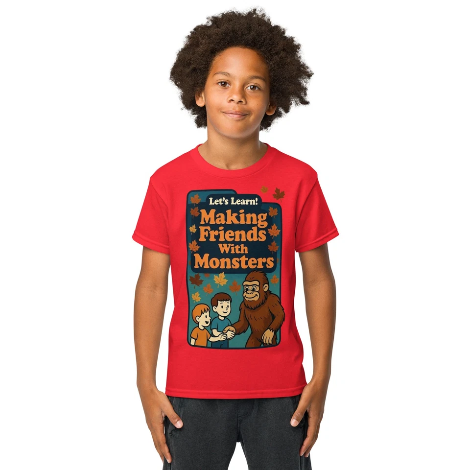 Making Friends With Monsters Youth t-shirt  - Image 1 of 1
