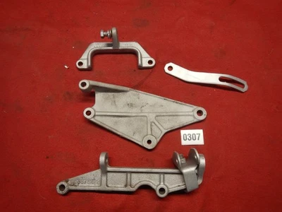 63-68 SB CHEVY AIR CONDITIONING A/C COMPRESSOR BRACKETS 3854060 3878222 283 327 - Image 1 of 4