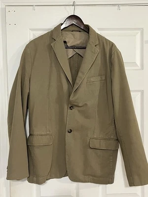 Chaqueta deportiva informal Banana Republic verde oliva 40R (M/L) Foto 1 de 4