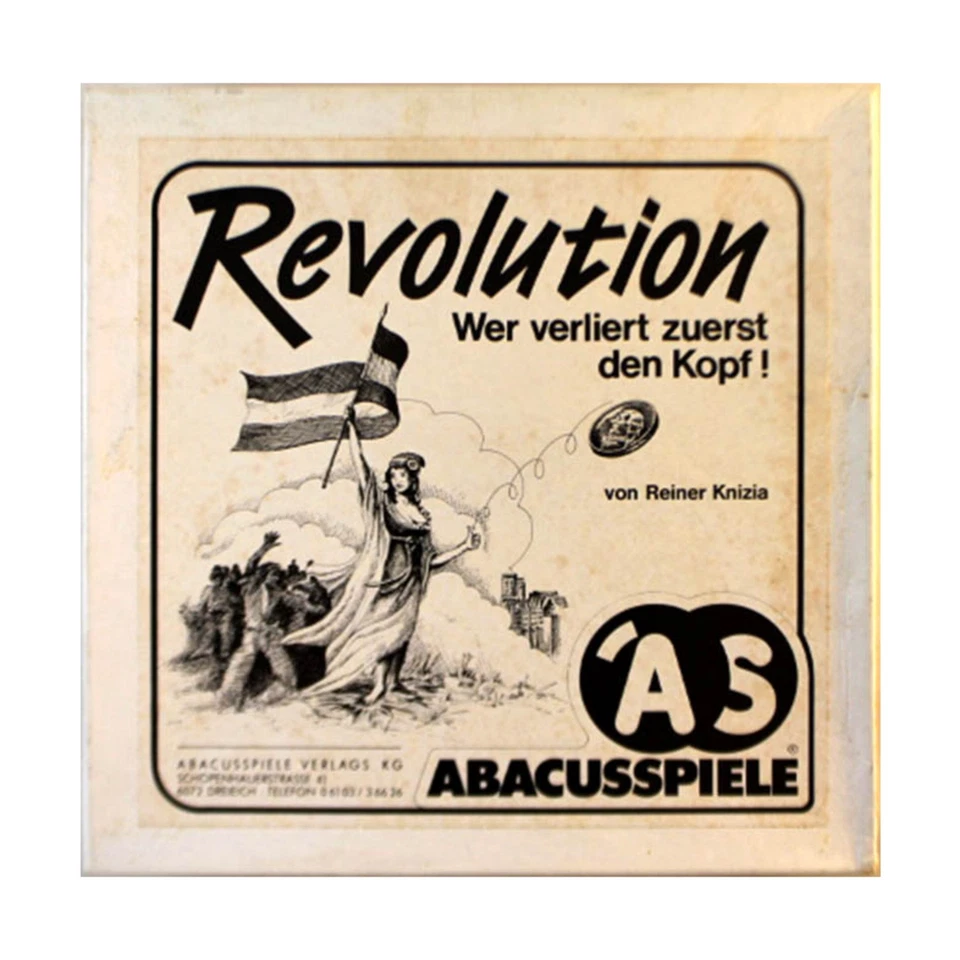 Abacus Boardgame Revolution(德文版)盒VG+/EX — 第 1/1 张图片