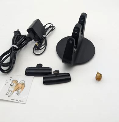 PS3 DualShock 3 Controller Dock Stazione di Ricarica Set SONY CECH-ZDC1J Testato - Immagine 1 di 4