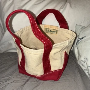 Vintage 80er LL Bean Boot und Tasche Mini mit speziellen Griffen evtl. Mustertasche - Bild 1 von 12