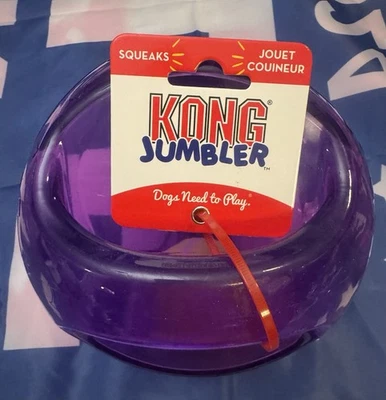KONG Jumbler Ball Interactive Dog Toy  Large - XL Squeaky for Fetch Play - Image 1 of 4