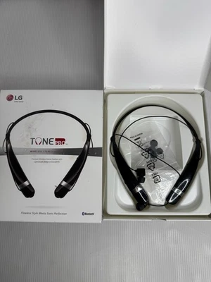 LG Tone Pro HBS-760 Premium Wireless Stereo Bluetooth Headset & Earbuds - Black - Image 1 of 4