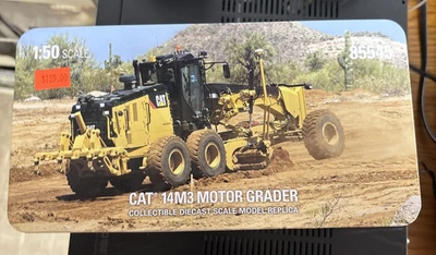 New 2017 Die Cast Masters CAT 14M3 Motor Grader 1:50 #85545 Collectible Model - Image 1 of 4