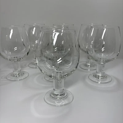 Luminarc Scandia Agua Hielo Té Copa Vidrio Vástago Grueso MCM Francia 6.5 Juego de 7 Foto 1 de 4