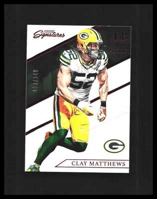 2016 Clay Matthews - Panini Prime Signatures - #41 Prime Proof Red /149 Packers - Image 1 of 3