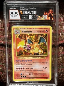 DISCONTINUED!!! HOLO RARE HGA POKÉMON TCG CHARIZARD XY EVOLUTIONS 2016 - Picture 1 of 2