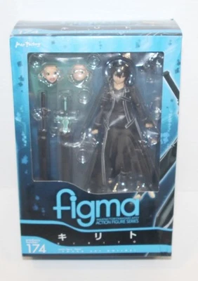 NIP - Max Factory Sword Art Online: Kirito (Black Swordsman) Figma #174 Figure - Image 1 of 4