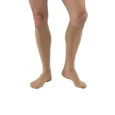 Jobst UlcerCare Bellavar Compression Stockings | Petite Size IV |Pearl |CCL2 |OT - Image 1 of 4