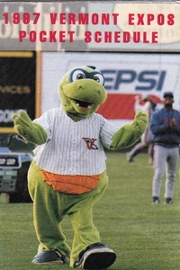 1997 VERMONT EXPOS MINOR LEAGUE BASEBALL TASCHENSPIELPLAN - Bild 1 von 1