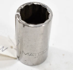 MATCO TOOLS C202 5/8" 1/2" Drive Chrome Shallow 12-Point Socket M210 - Bild 1 von 6
