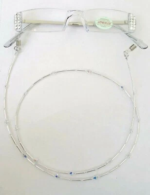 Sexy GAFAS de lectura AB de cristal atrevidas para lectores, con cadena a juego todos los puntos fuertes Foto 1 de 3