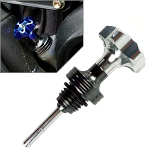 Engine Oil Dipstick Aluminum For 125CC ATV Pit Dirt Bike Motor Universal SILVER - Picture 1 of 5