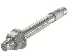 Hilti Kwik Bolt Long Thread Carbon Steel Expansion Anchors 1/4" x 2-1/4", Qty 20