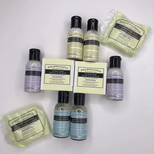 Pharmacopia Verbena Champú Lote 10 Loción Jabón Acondicionador Viaje Orgánico Nuevo - Imagen 1 de 7