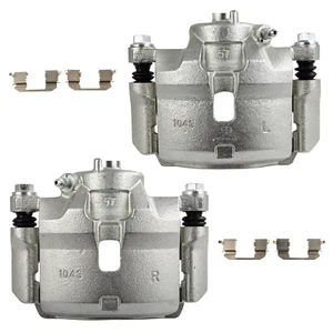 Front Pair Brake Calipers w/ Bracket For 1997-1999 Acura CL 93-97 Honda Accord - Picture 1 of 13