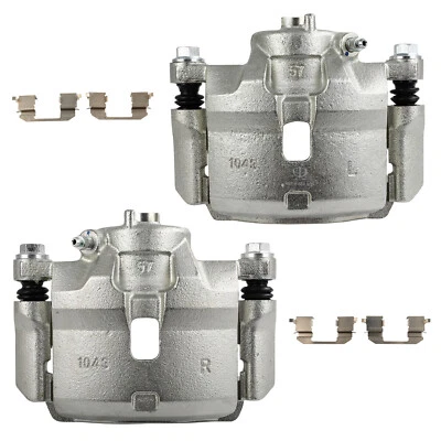 Par de pinzas de freno delanteras con soporte para Acura CL 93-97 1997-1999 Honda Accord Foto 1 de 4