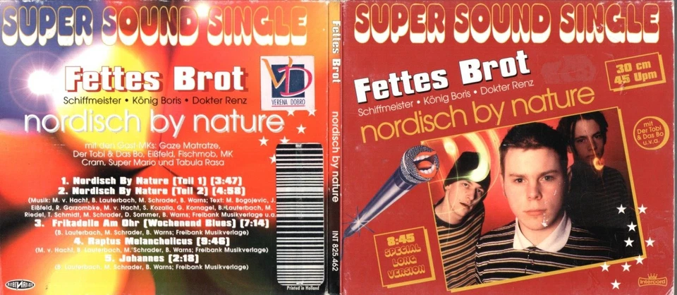 Fettes Brot - nordisch by nature -  5 Track Maxi CD (1995) - Bild 1 von 1
