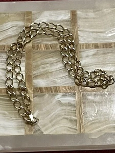 Gold Toned Chunky Chain Link Necklace  - Picture 1 of 2
