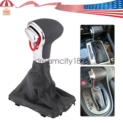 Manija automática de la caja de cambios con perilla de cambio de marchas para Audi A6 A5 A4 A3 Q5 2009-2018 Foto 1 de 4