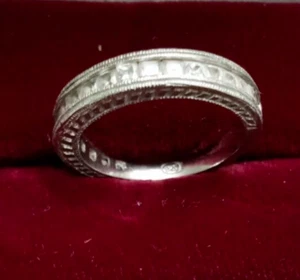 Sterling Silver Ring with CZ - Picture 1 of 8