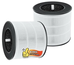 B-D02L HEPA Air Filter Replacement for MOOKA KOIOS VEWIOR Purifiers | 2-Pack - Picture 1 of 6