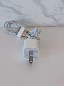 Apple USB Power Adapter Model A1265 5W 1A, Genuine OEM, plus 30-Pin Cable - Picture 1 of 2