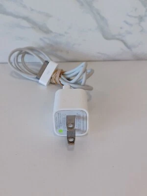 Apple USB Power Adapter Model A1265 5W 1A, Genuine OEM, plus 30-Pin Cable - Image 1 of 2
