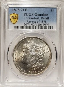 1878 MORGAN SILBER DOLLAR 7TF - Bild 1 von 4