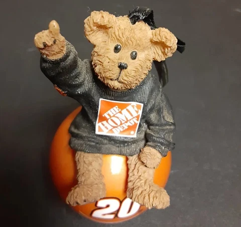 Boyds Bears Christmas Ornament NASCAR Racing Tony Stewart Figure 20 Home Depot Cover