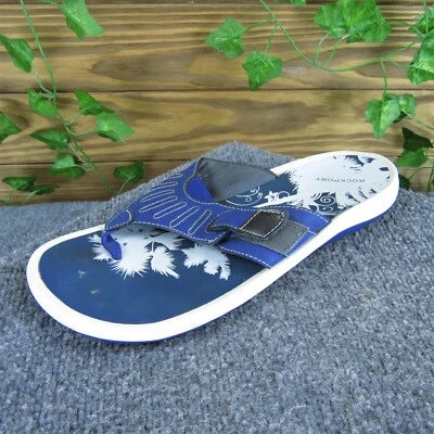 Chanclas Rockport Cobb Hill para mujer azules sintéticas talla 9 medianas usadas 2025 Foto 1 de 4