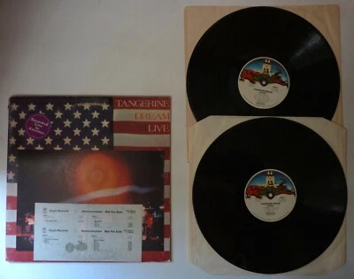 Tangerine Dream Live 2 LP 1977 Virgin Label PZG-35014 Promo Copy Foto 1 de 4