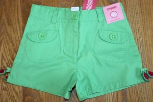 Gymboree WATERMELON PICNIC Green Dangle Poplin SHORTS 5T - Picture 1 of 1