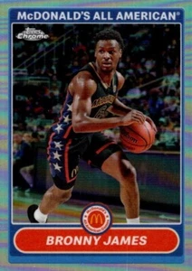 BRONNY JAMES 2023 Topps Chrome McDonalds Throwback #2K7-7 USC Trojans LA Lakers - Picture 1 of 2