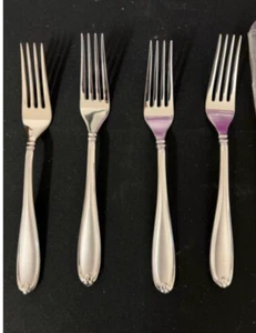 Princess House Barrington Stainless Steel dinner forks set 4 - Picture 1 of 3