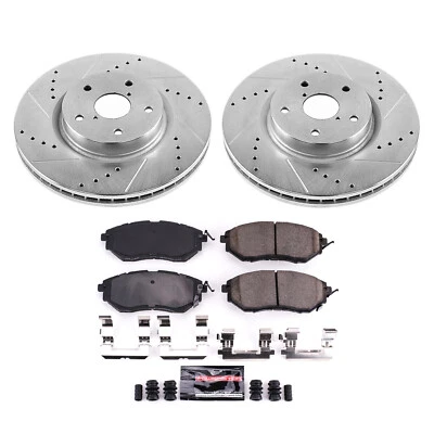 Kit de frenos deportivos PowerStop Z23 Evolution para 06-07 Subaru B9 Tribeca delantero Foto 1 de 4